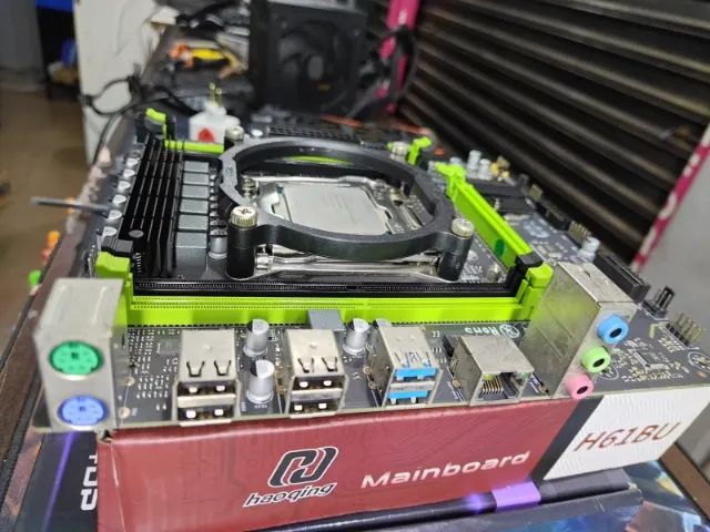 Placa mãe x99 P4 + Xeon e5 2690 v3 apenas venda - Foto 4