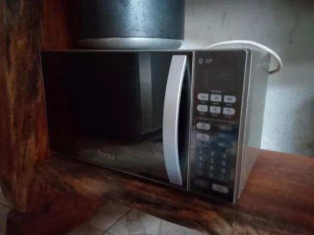 Microondas funcionando tudo normal.