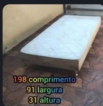 Linda base box de solteiro grande 