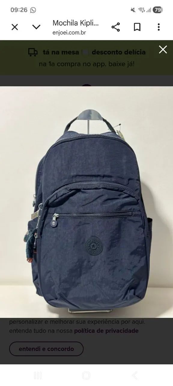 Mochila kipling Original