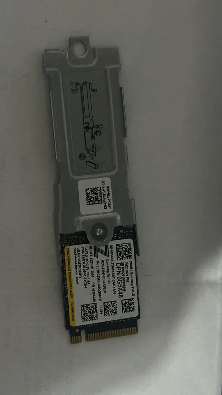 SSD nvme 256gb 