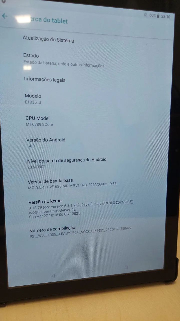 Tablet Easytech tela 10.1" 8GB 256GB + CANETA + capa + teclado - Foto 5
