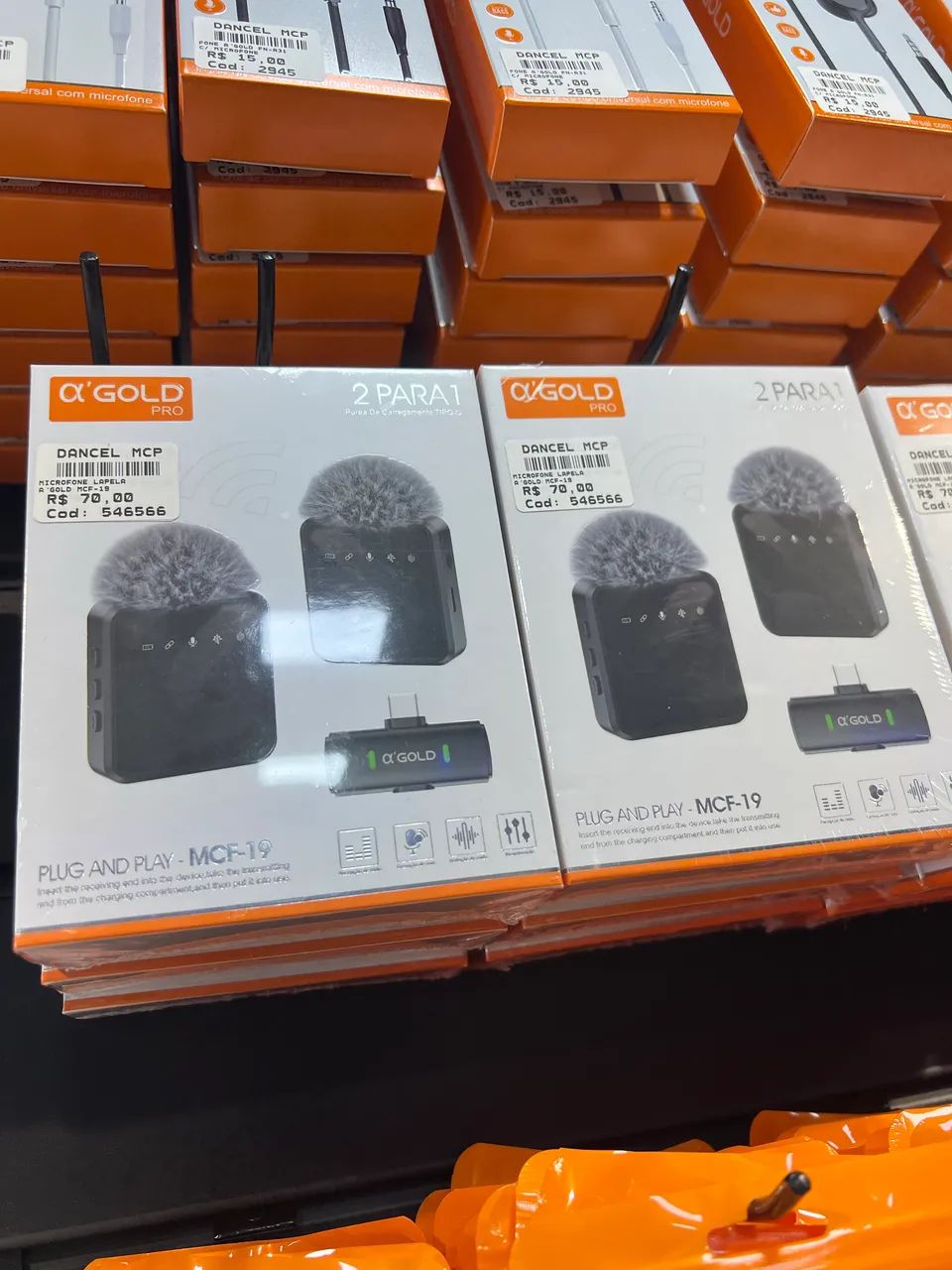 Microfone de Lapela Tipo C para vídeos gravações  - Foto 2