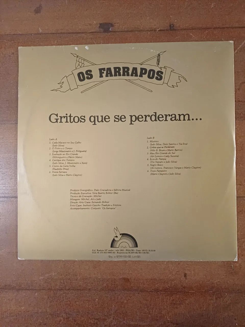 Vinil Os Farrapos - Foto 2