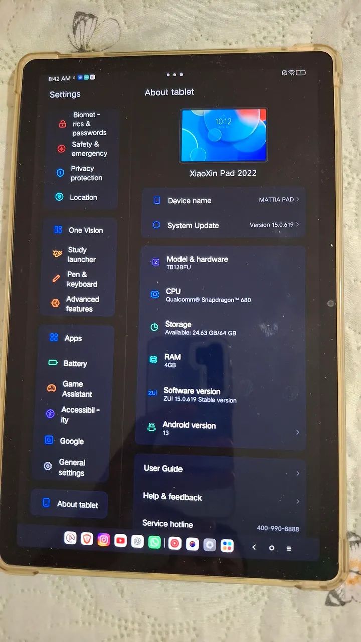 Tablet lenovo  11 polegadas 4gb ram - Foto 2