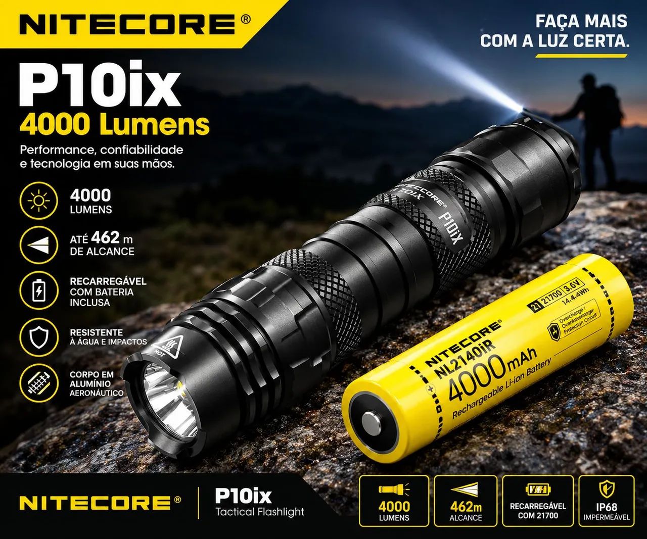 Lanterna NITECORE P10ix 
