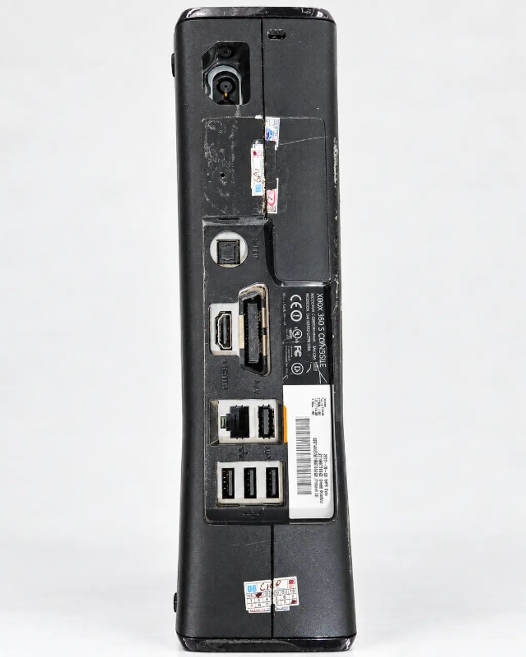 Xbox 360 Slim com controle, fonte e cabos - Foto 3