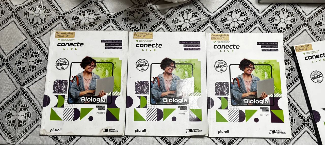 CONJUNTO LIVROS DE BIOLOGIA CONECTE PARA VESTIBULAR