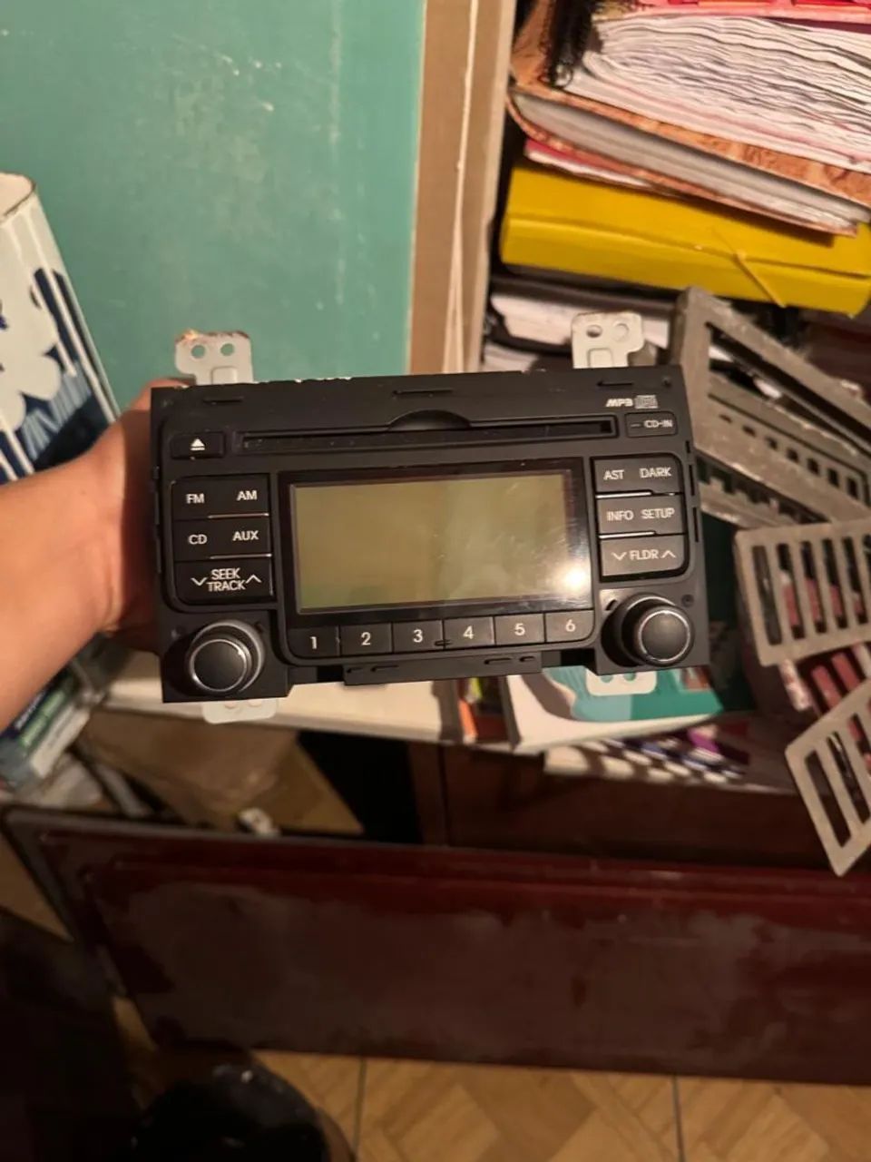 Rádio e moldura original do I30 - Foto 5