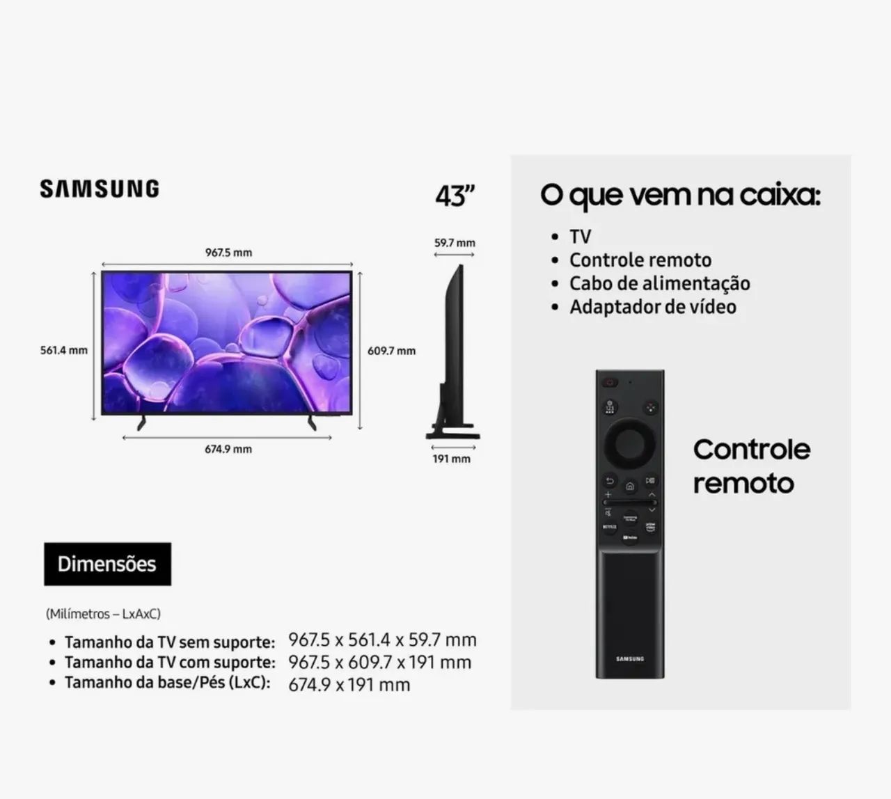 Tv Samsung 43? - Foto 2