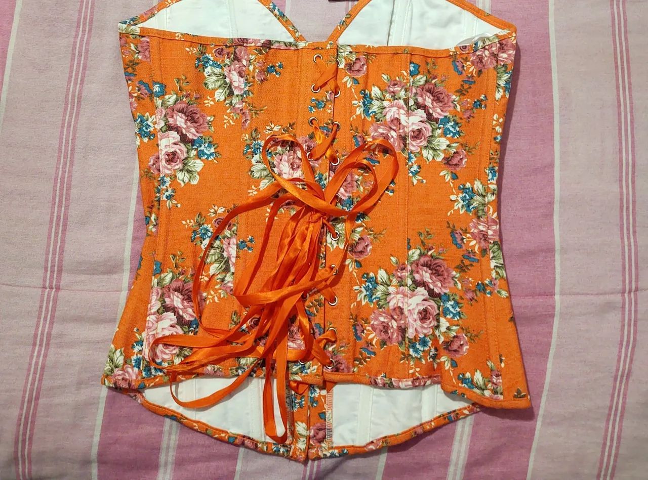 Corselet Laranja Tamanho M - Foto 2