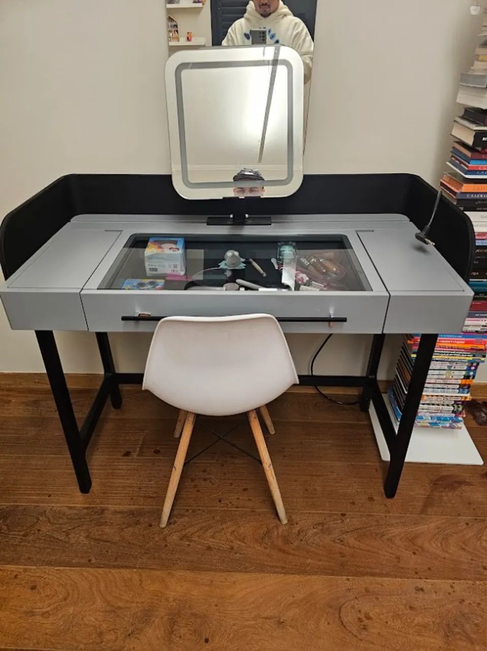 Penteadeira Flexform Luce Dark/DK com Espelho LED - Seminova
