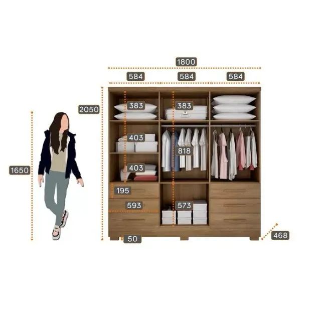 Guarda Roupa de Casal - Foto 2