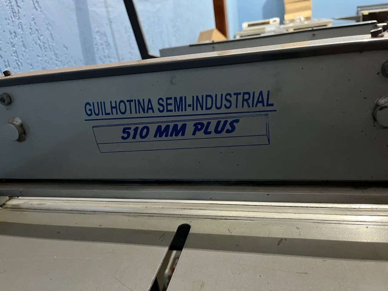 Guilhotina e serrilhadeira vinco dobra - Foto 2