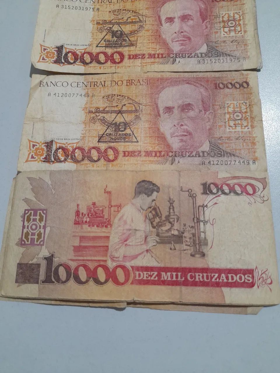 Cedulas 10000 Cruzados - Foto 2
