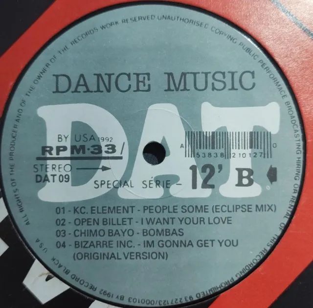 Disco de Vinil LP Dance Music DAT 09 (importado) - Foto 2