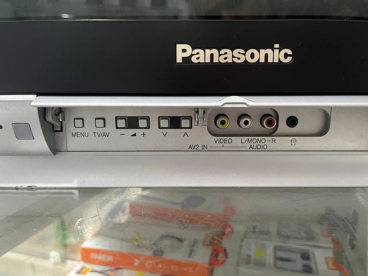 Tv crt tubo retrogamer Panasonic 21 polegadas av e vídeo componente  - Foto 4