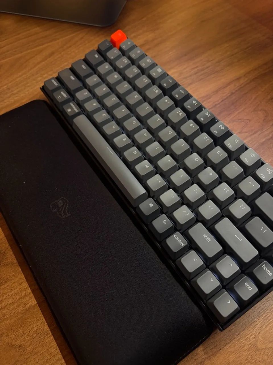 Teclado Mecânico Keychron K2 75% Switch Marrom + Apoio de Pulso Glorious Padded - Foto 3