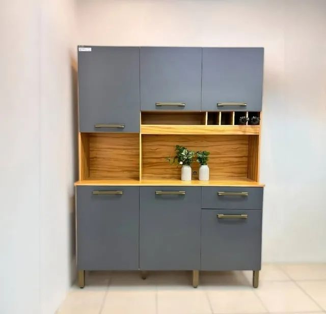 COZINHA PINOT 100% MDF - BEM DIVIDIDA E ENTREGA IMEDIATA