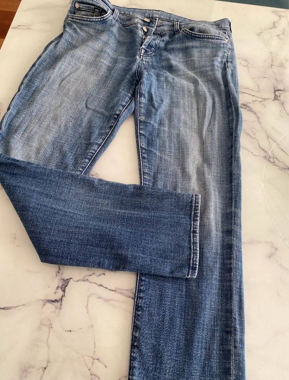 Calça jeans cigarette 7all mankind