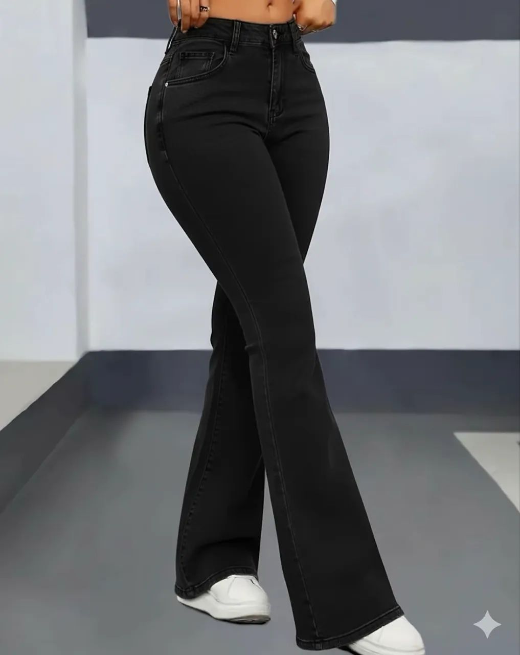 Calça jeans preta 