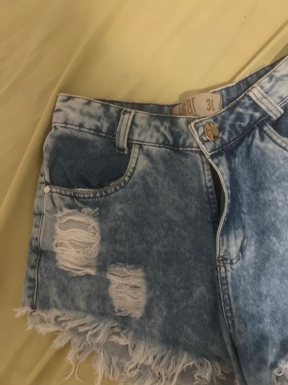 Short jeans destroyed- TAM 38  - Foto 2