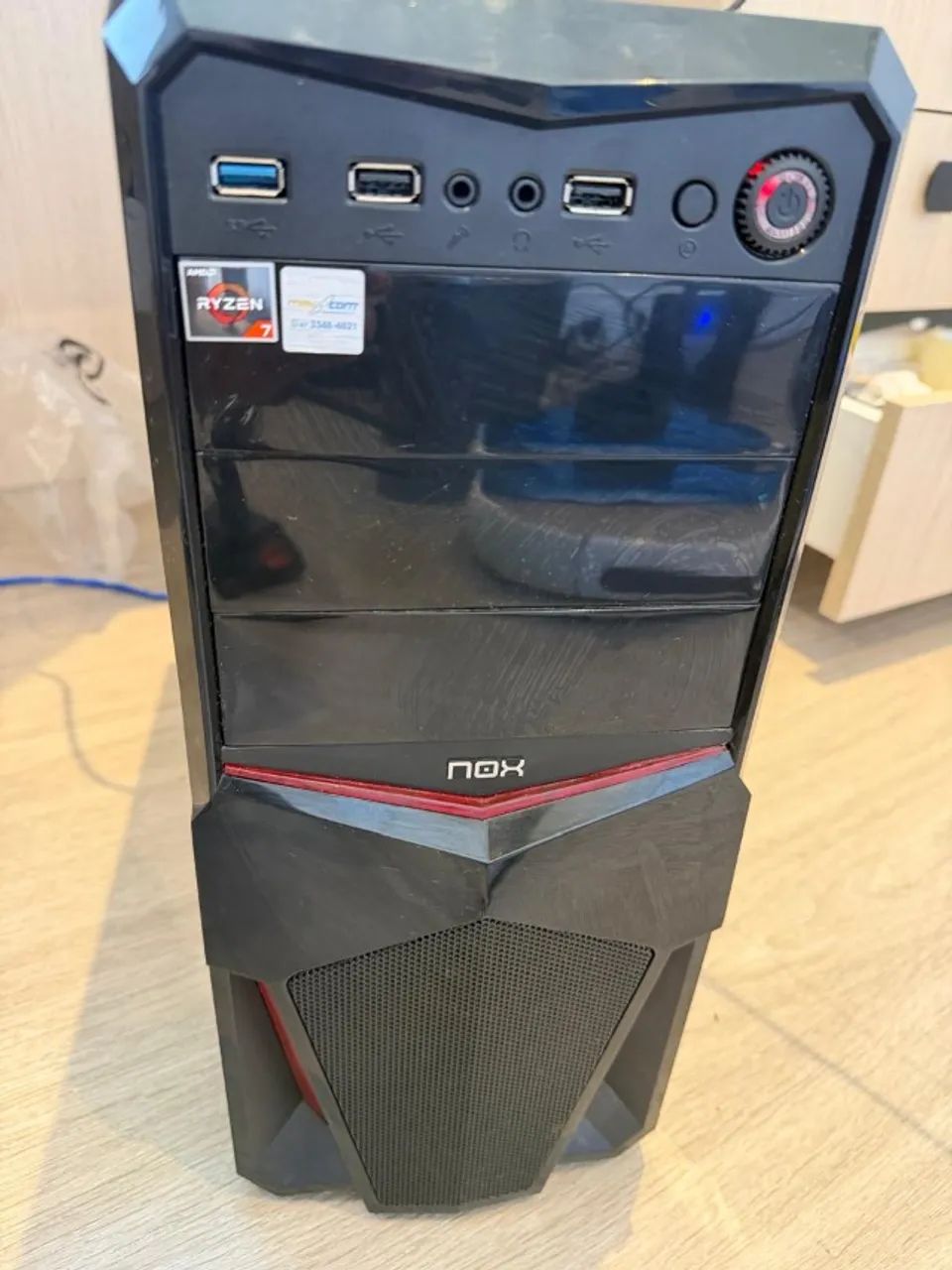 PC Ryzen 7 2700X (8 núcleos / 16 threads) com 64GB de RAM e SSD 1TB NVMe - Foto 3