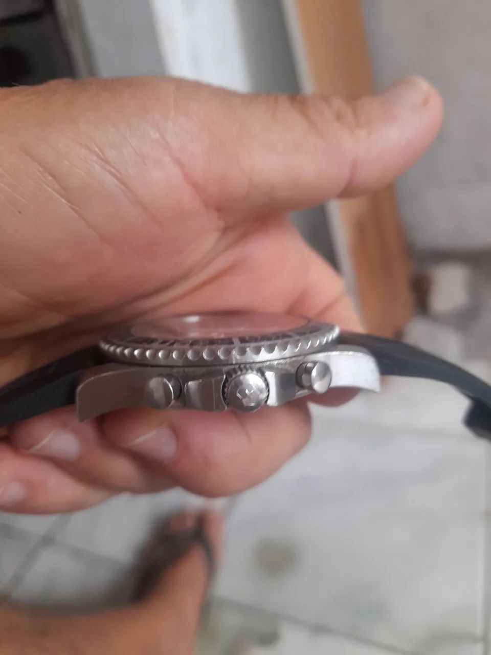 Vendo um relógio vitória inox cronógrafo funcionando perfeitamente  - Foto 3