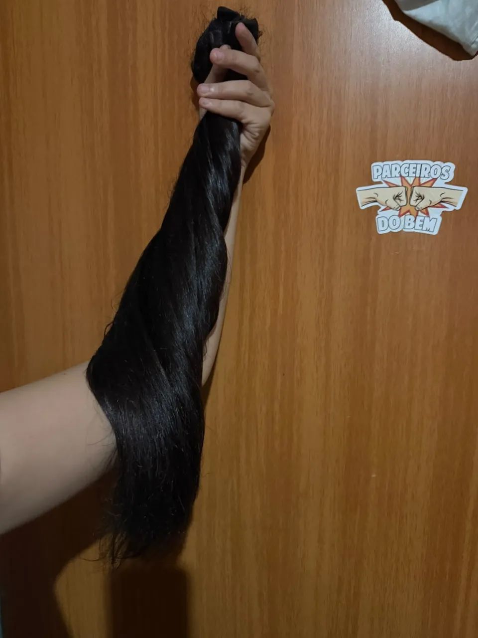 Aplique mega hair 60 cm 250gramqs  - Foto 3