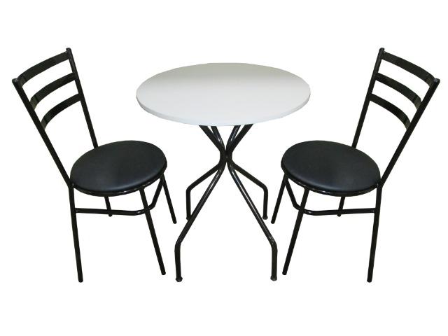 Conjunto de mesa com cadeira para lanchonete, bares, sorveterias, açaiteria