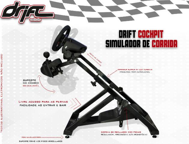 Drift Cockpit Simulador Suporte Para Volante G26 / G27 / G29 / G920 - Foto 2
