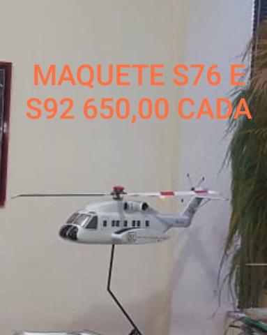 Maquetes Helicóptero e Avião