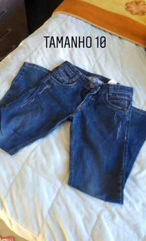 Calças jeans infantil menino TAM 6,8 e 10. Preço acessível - Foto 2