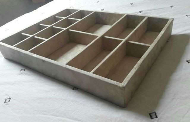 Organizador de Objetos MDF/Camurça - Foto 4