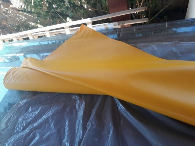 Vendo lona de toldo amarela - Foto 4