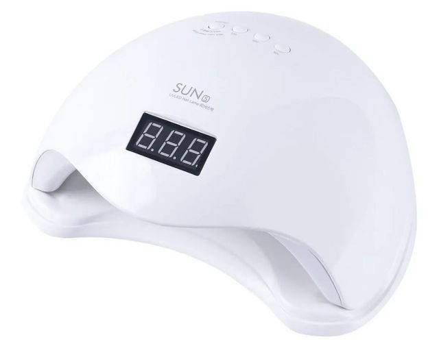 Cabine Sun 5 48w Branca Bivolt Uv/led Timer Digital Unhas