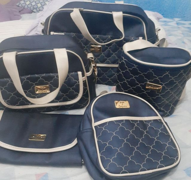Kit bolsa maternidade 5 peças - Foto 2