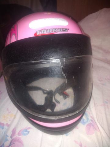 Capacete taurous zero cor rosa - Foto 2
