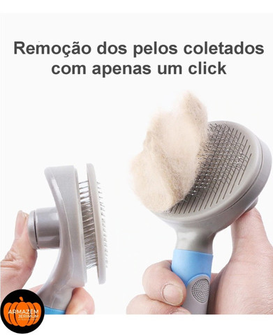 Escova tira pelos massageador cães e gatos pet Xiaomi - Foto 3