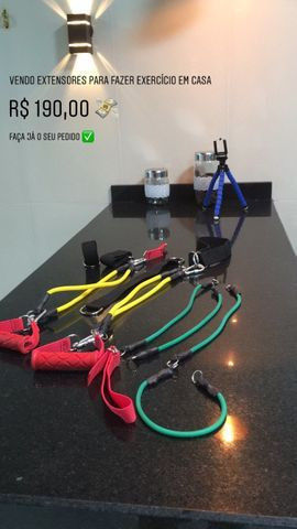 Extensores para malhar em casa ou em qualquer lugar