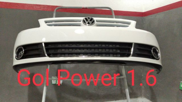 Para choque Gol / Voyage G5 branco 1.6 Power