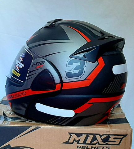 Brinquedos Capacete Moto Articulado com Naringueira Escamoteável Robocop Protork Jogos - Foto 5