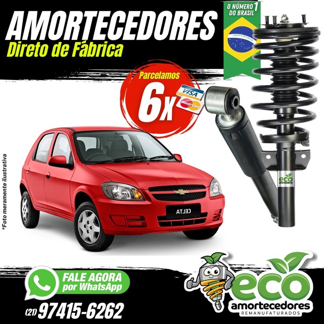 Amortecedor com Garantia de 1 ano ou 30mil km