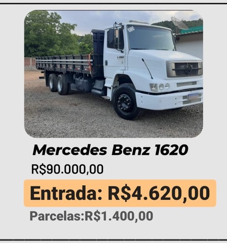 MERCEDES-BENZ MB 1620 // ENTRADADA   PARCELAS COM APENAS 3,0% DE JUROS ANUAIS
