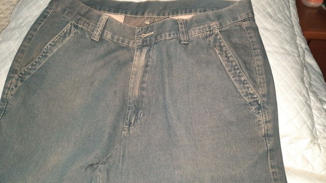 Calça jeans tecido tencel  Tam 42 usada 40,00