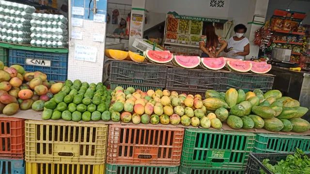 Mercado com hortfruit