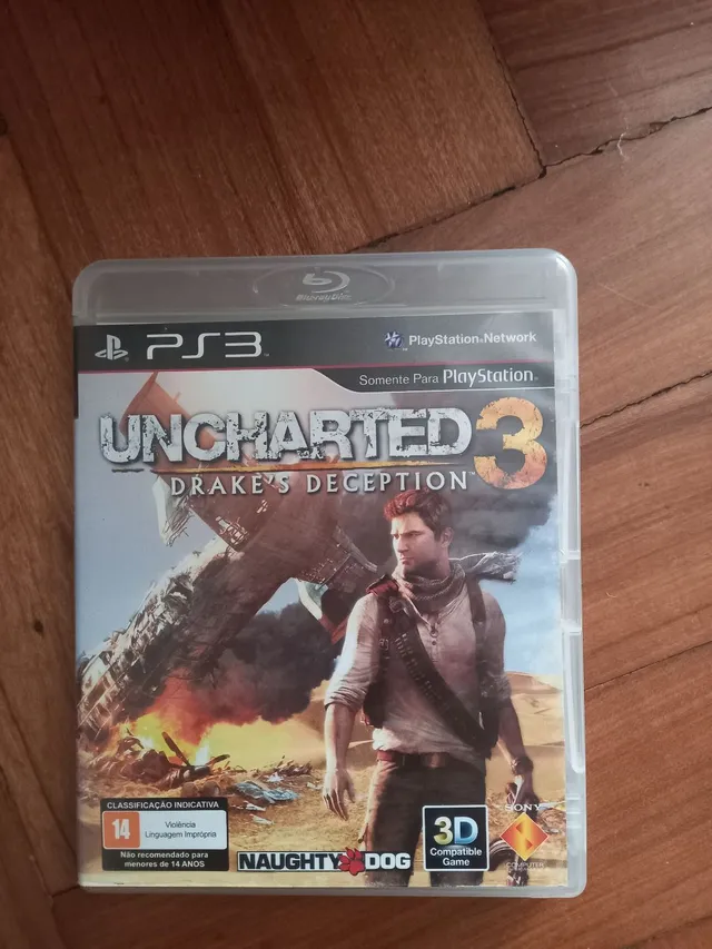 Uncharted 3 Drakes Deception para PS3 - Seminovo