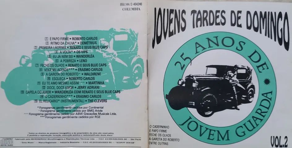 3 CDs - Jovens Tardes de Domingo (Jovem Guarda) - Foto 3