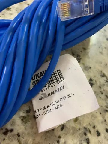 Cabo de Rede Furukawa  Cat 5e 6 Metros  - Foto 3