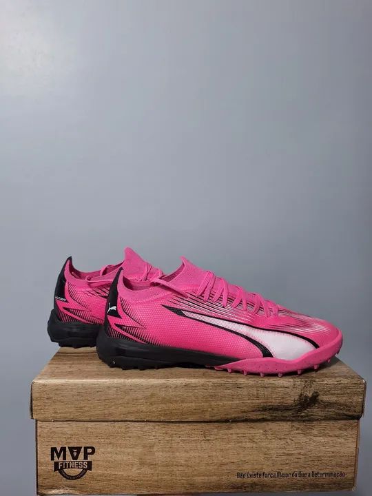 Chuteira Society Puma Ultra Match TT Rosa 39